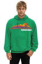 Retro OUTSIDE LANDS 2026 RELAXED PULLOVER HOODIE - KELLY GREEN