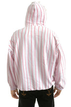 Retro PHILADELPHIA PHILLIES PINSTRIPE 2026 RELAXED PULLOVER HOODIE - WHITE RED