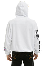 Retro SUPER BOWL 2026 RELAXED PULLOVER HOODIE - WHITE