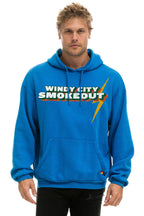 Retro WINDY CITY SMOKEOUT 2025 PULLOVER HOODIE RELAXED - OCEAN