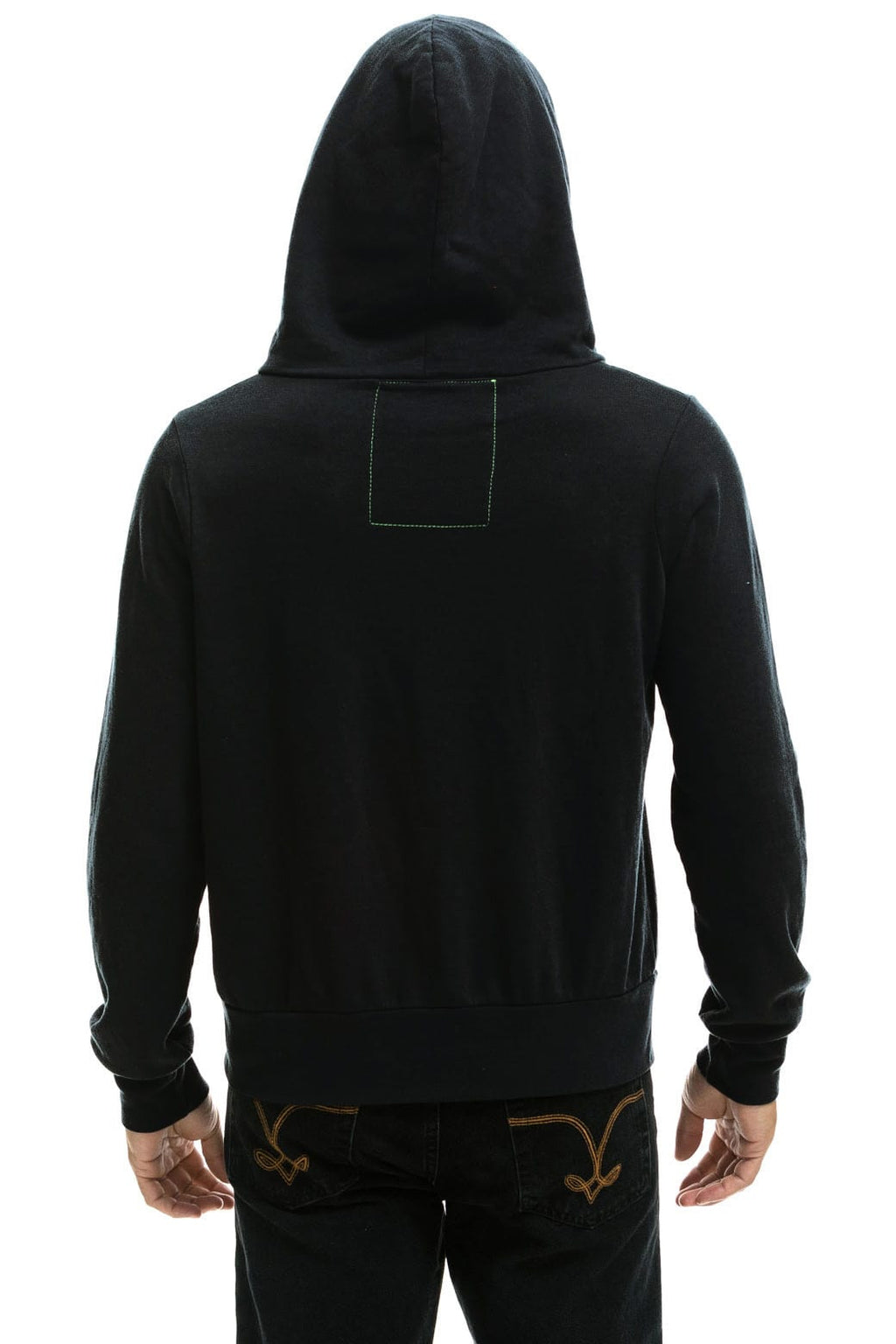 Retro 5 STRIPE HOODIE - BLACK
