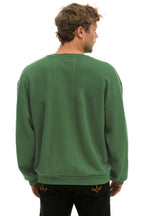 Retro BOLT HEART RELAXED CREW SWEATSHIRT - PALM