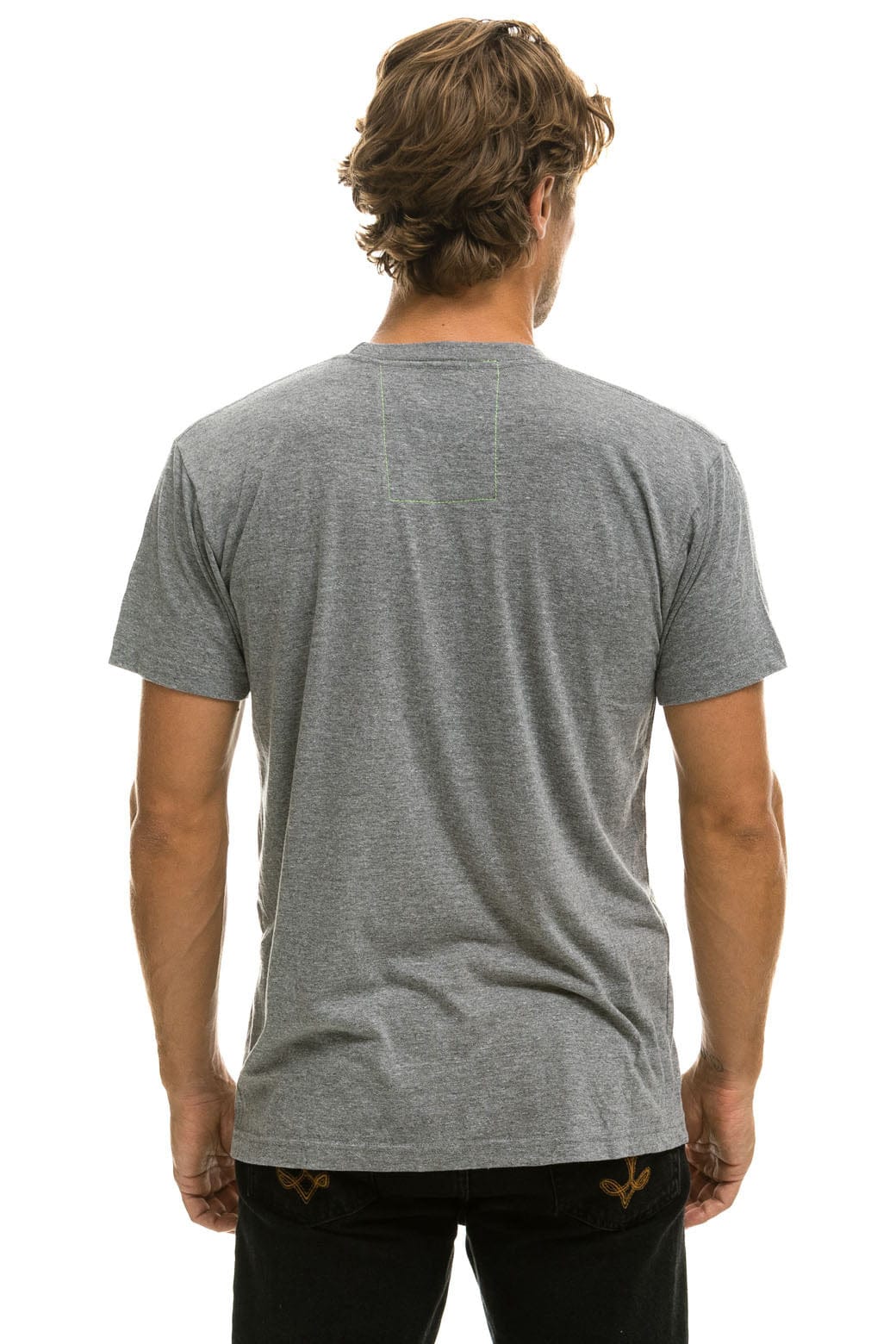 Retro SIGNATURE BROOKLYN TEE - HEATHER GREY