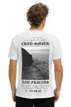 Retro CHAD SMITH DREAMLAND LA FIRES BENEFIT CREW TEE - WHITE