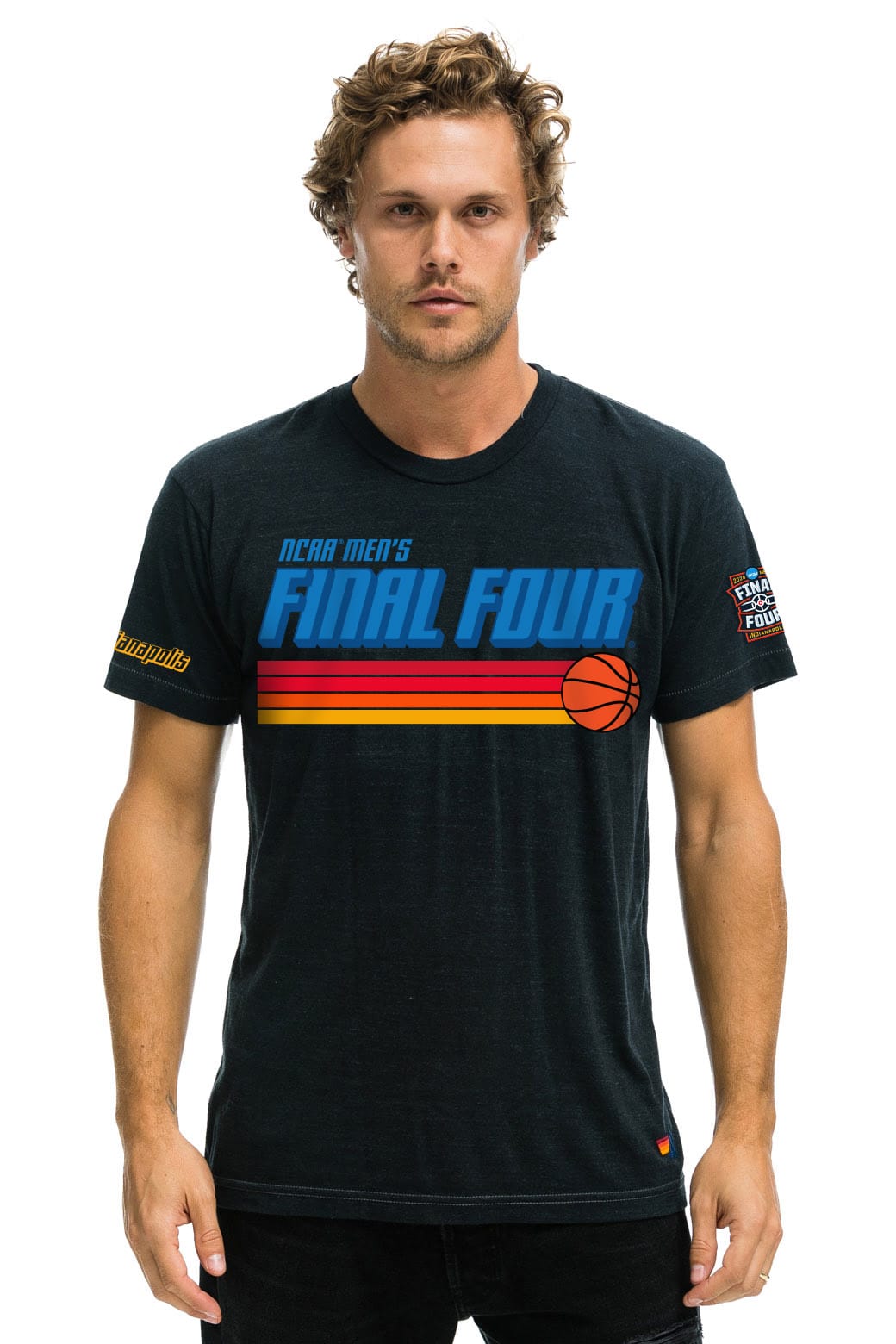 Retro FINAL FOUR 2026 CREW TEE SHIRT - CHARCOAL