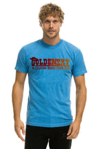 Retro GOLDENSKY FESTIVAL 2024 UNISEX CREW TEE - COBALT