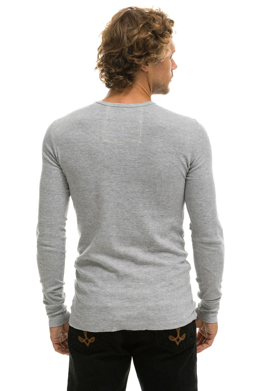 Retro AVIATOR NATION BROOKLYN THERMAL - HEATHER GREY