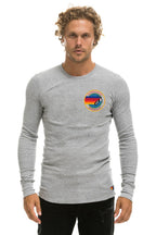 Retro AVIATOR NATION BROOKLYN THERMAL - HEATHER GREY