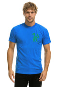 Retro LOS ANGELES WINE & FOOD 2025 CREW TEE SHIRT - ADVENTURE BLUE
