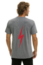 Retro PHILLIES BOLT CREW TEE - HEATHER GREY