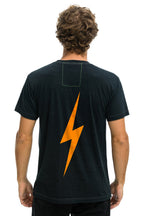 Retro UNIVERSITY OF TENNESSEE BOLT CREW TEE SHIRT - CHARCOAL
