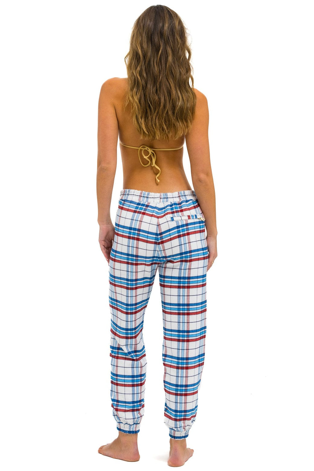 Retro UNISEX PLAID LODGE PANT - MONTAUK PLAID