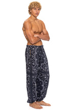 Retro BANDANA SWEATPANTS - CHARCOAL