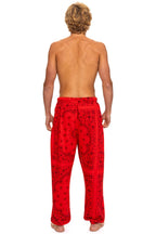 Retro BANDANA SWEATPANTS - RED