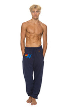 Retro LOGO SWEATPANTS - NAVY