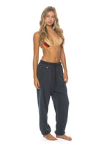 Retro 5 STRIPE SWEATPANTS - CHARCOAL GREY