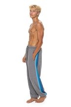 Retro 5 STRIPE SWEATPANTS - HEATHER GREY BLUE