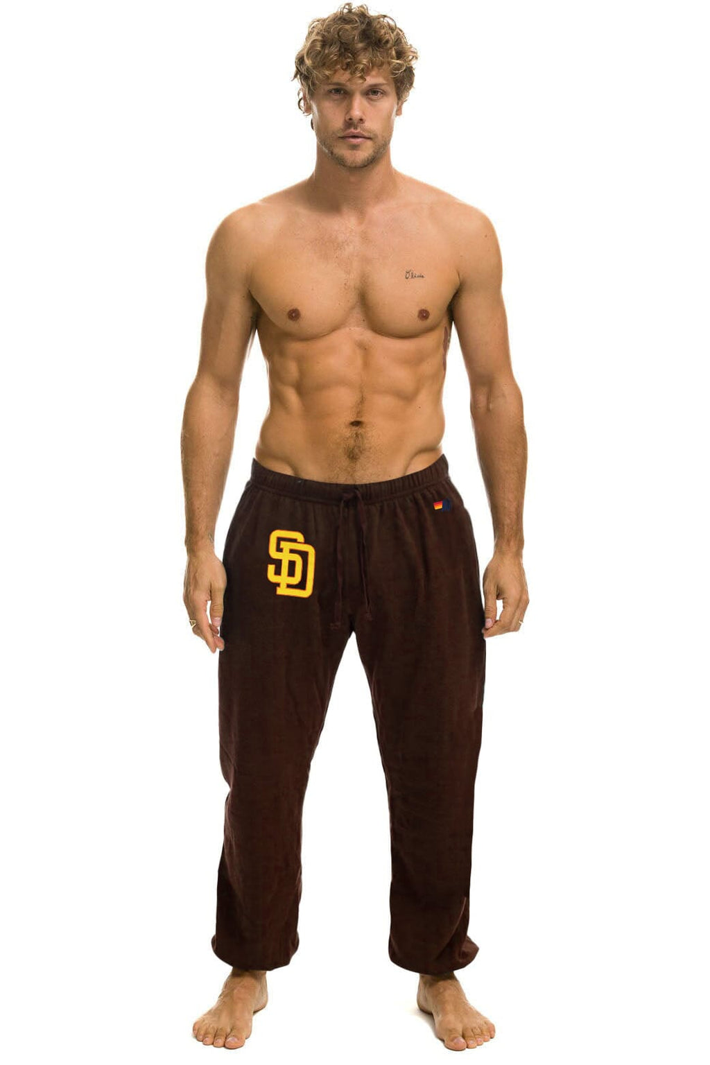 Retro SAN DIEGO PADRES 2026 POCKET SWEATPANTS - BROWN