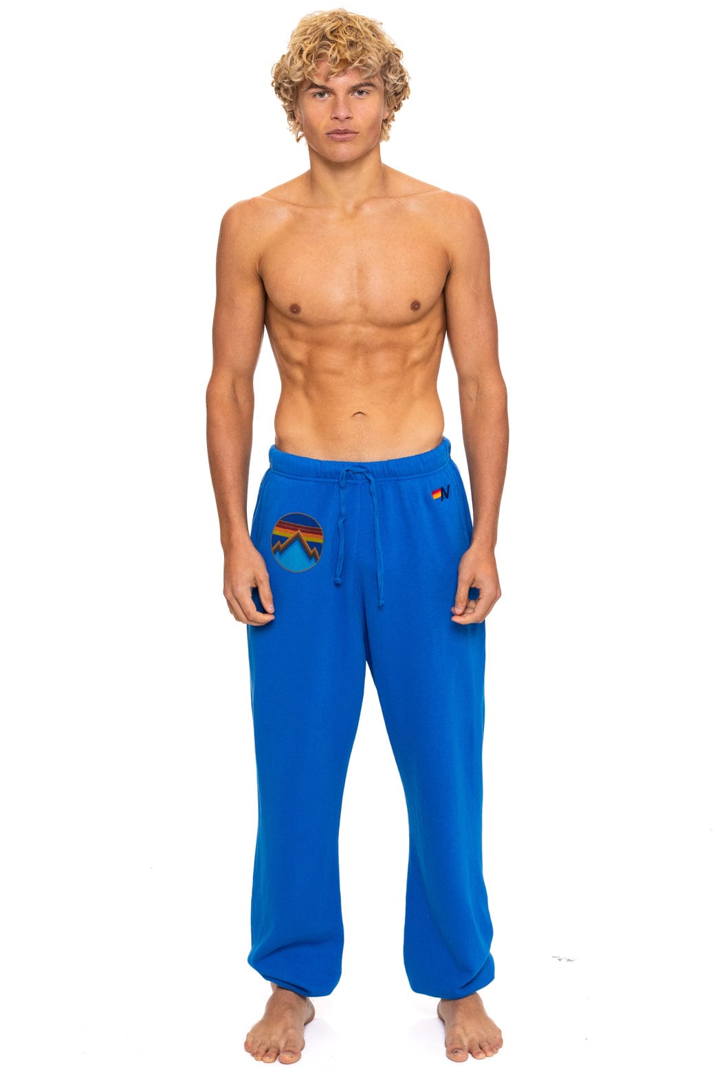 Retro ALL SEASONS CIRCLE SWEATPANTS - ADVENTURE BLUE