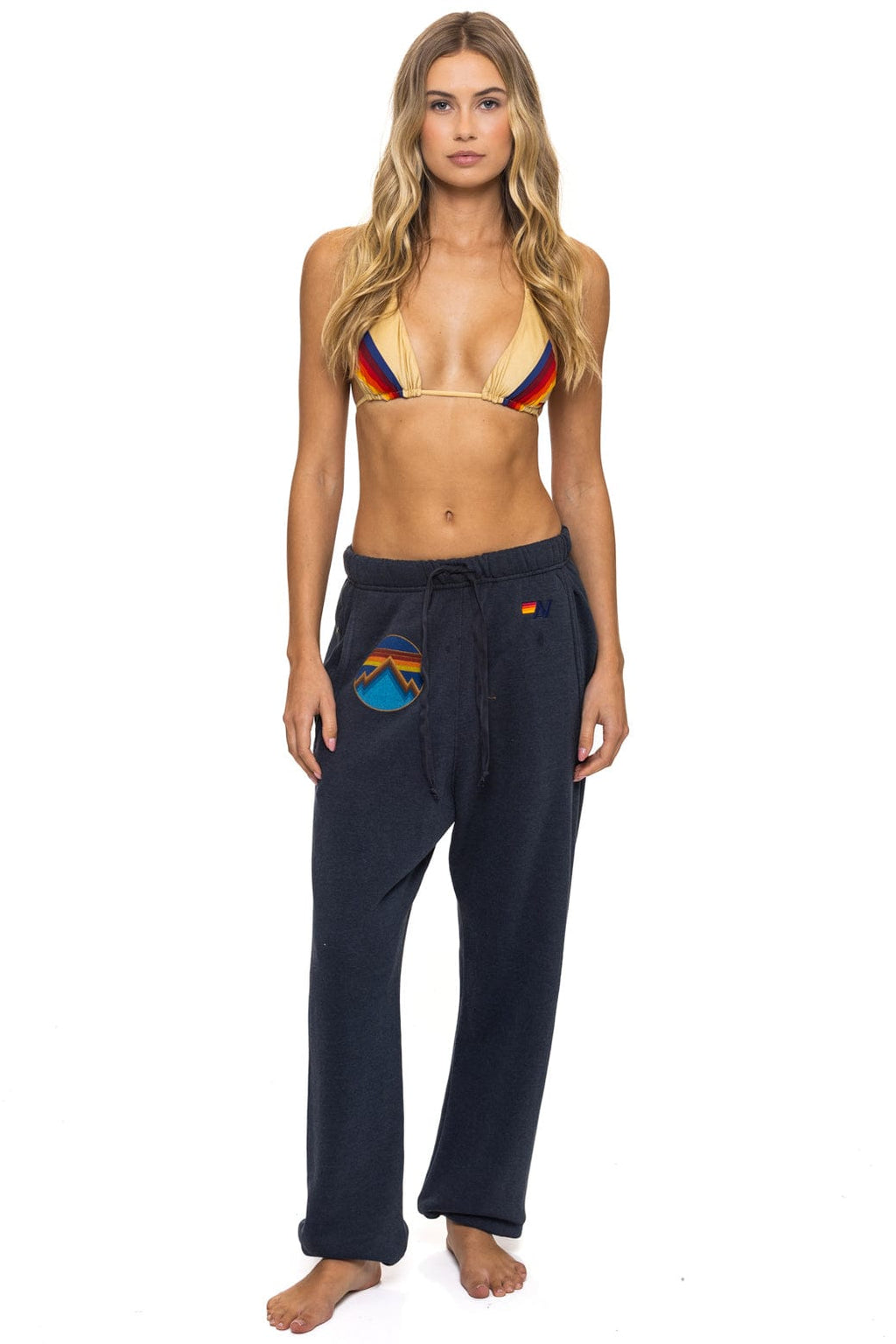 Retro ALL SEASONS CIRCLE SWEATPANTS - CHARCOAL