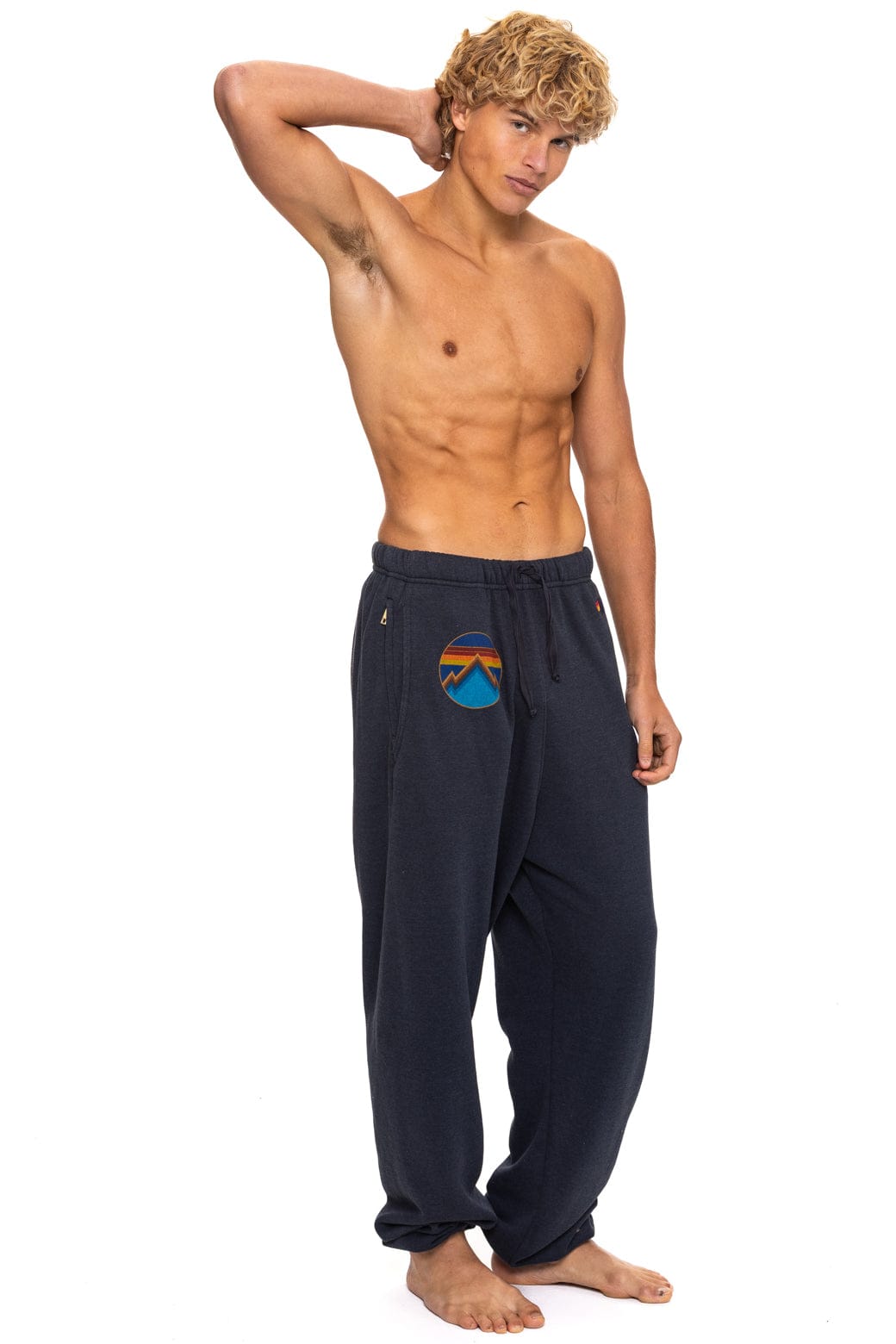 Retro ALL SEASONS CIRCLE SWEATPANTS - CHARCOAL