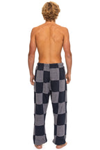 Retro CHECK QUILTED SWEATPANTS - HEATHER CHARCOAL