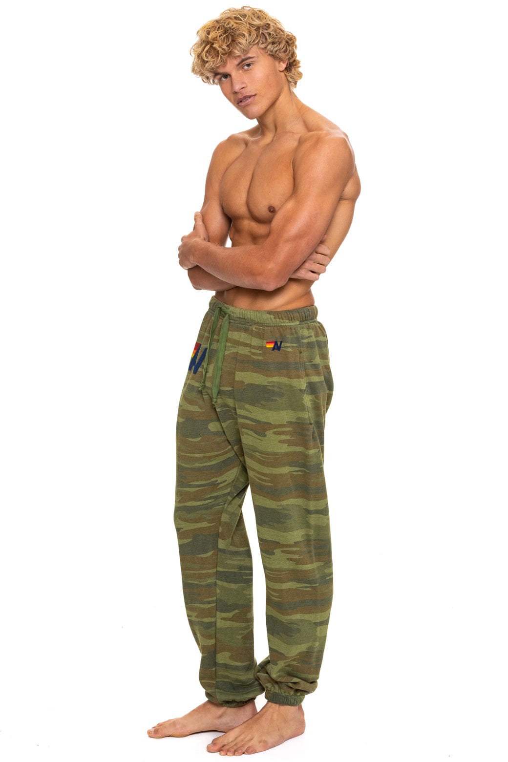 Retro LOGO SWEATPANTS - CAMO