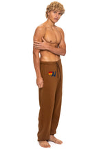 Retro LOGO SWEATPANTS - CINNAMON