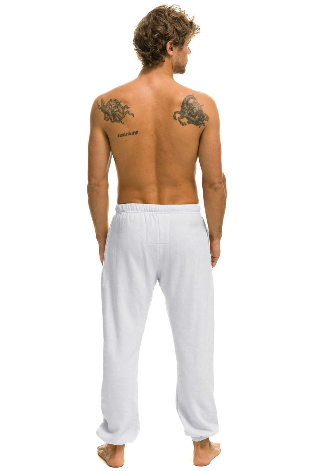 Retro LOGO SWEATPANTS - DOVE