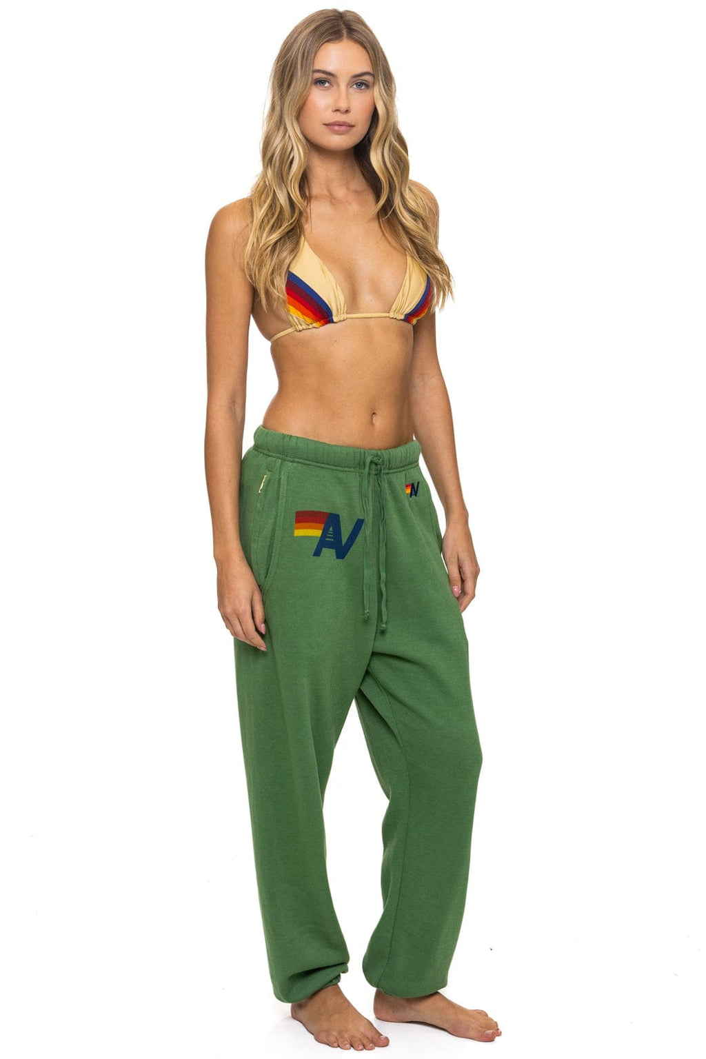 Retro LOGO SWEATPANTS - PALM