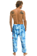 Retro PHILLIES HAND DYED SWEATPANTS - TIE DYE BLUE