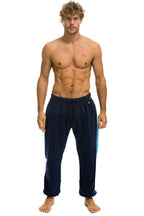 Retro 5 STRIPE SWEATPANTS - NAVY BLUE