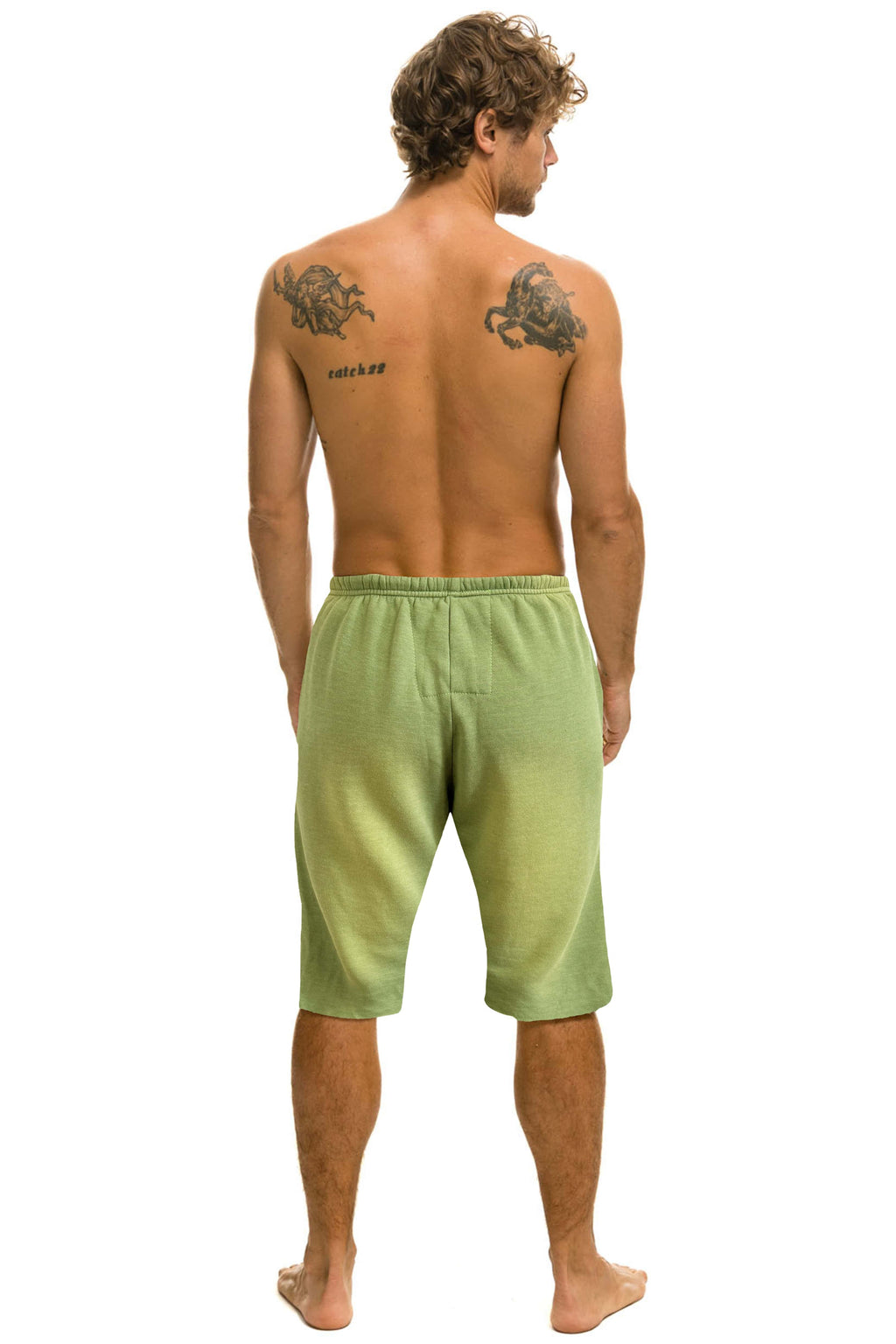 Retro ESSENTIAL SWEATSHORTS - FADED ARMY