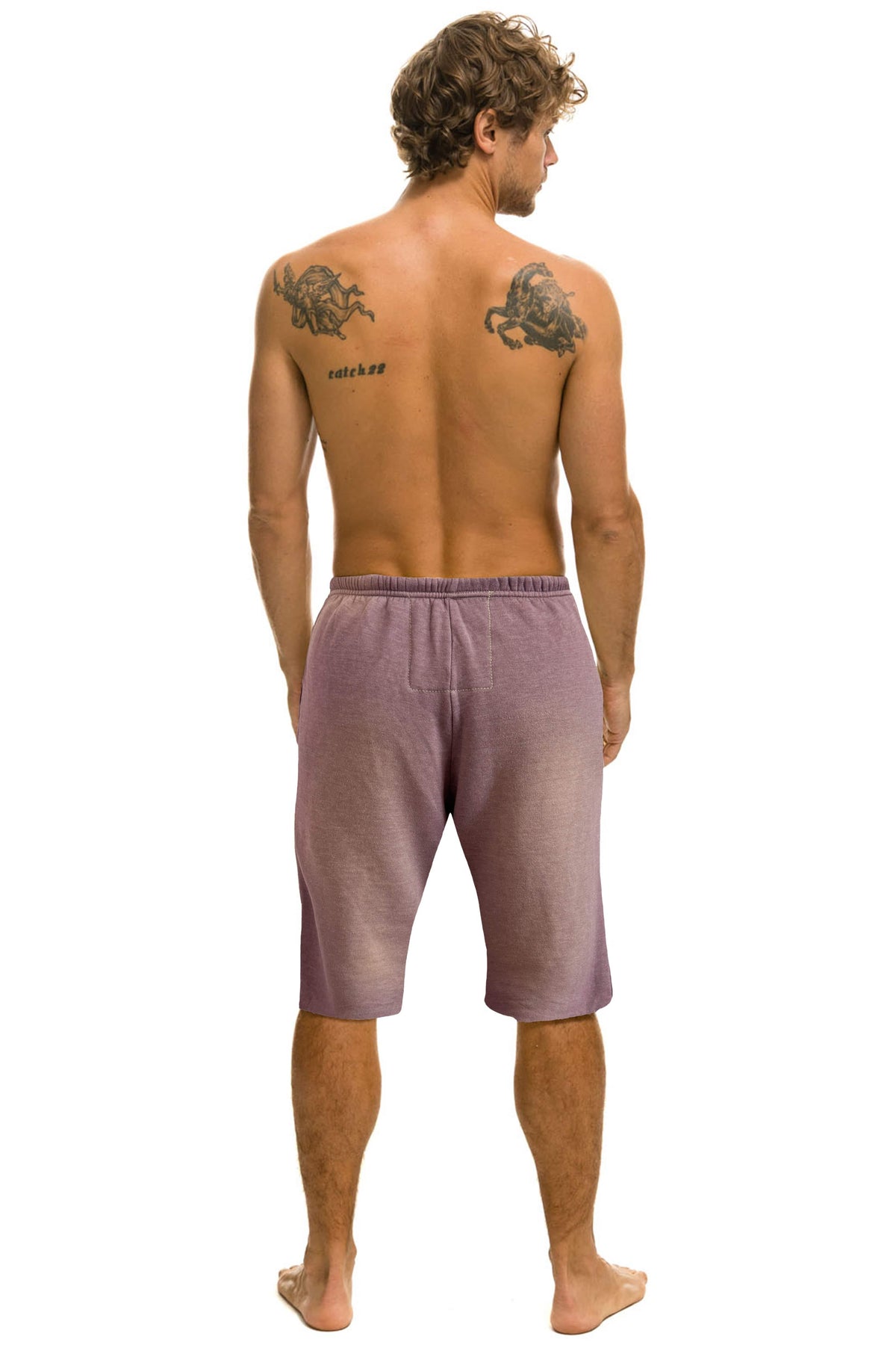 Retro VINTAGE LOGO SWEATSHORTS - FADED MOCHA