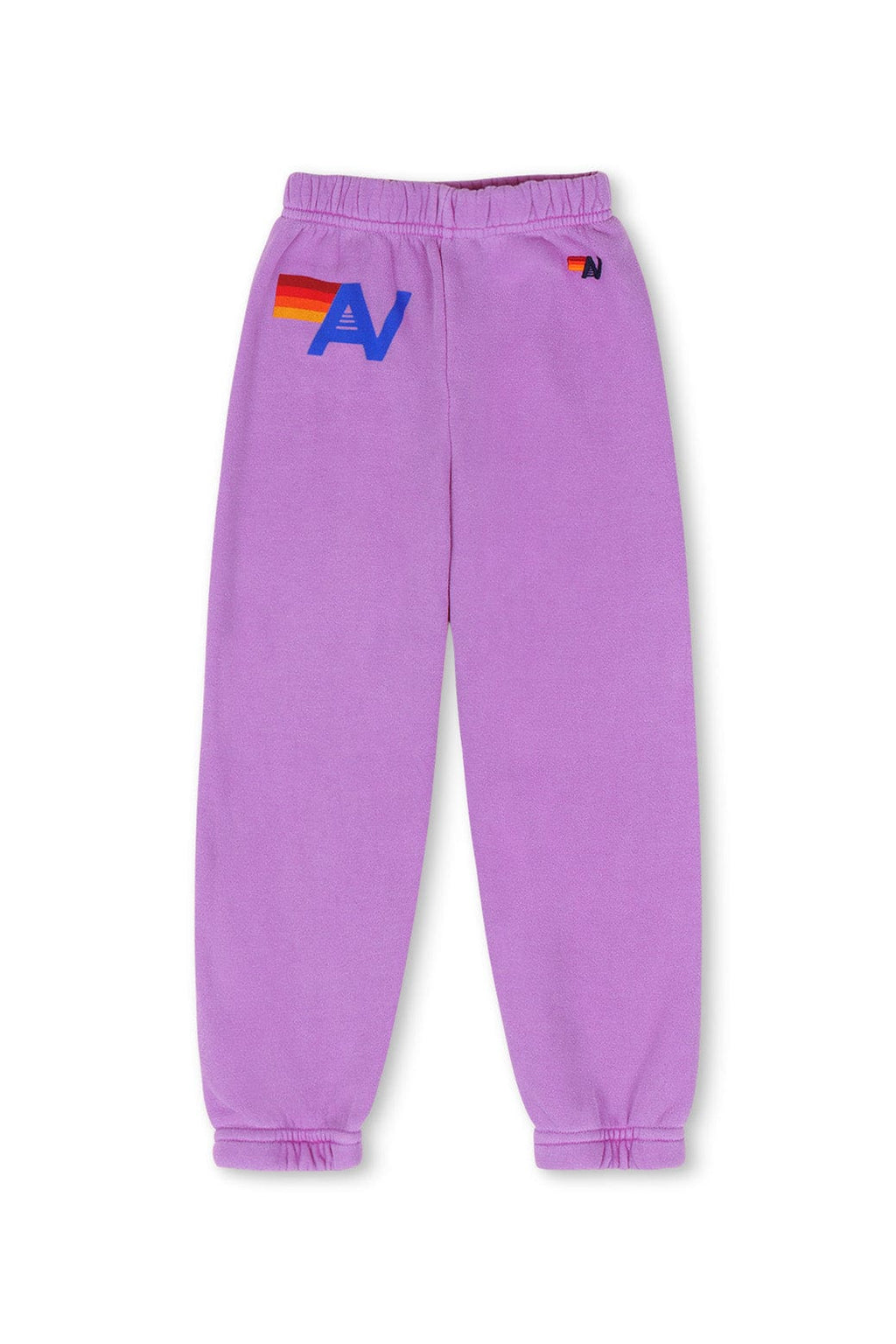 Retro KIDS LOGO SWEATPANTS - NEON PURPLE