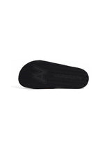 Retro AVIATOR NATION LOGO RAINBOW 4 STRIPE SLIDES - BLACK