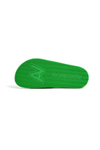 Retro MEMBER EXCLUSIVE LOGO RAINBOW 4 STRIPE SLIDES - KELLY GREEN