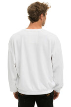Retro RELAXED SANTA TIGER SWEATSHIRT - WHITE