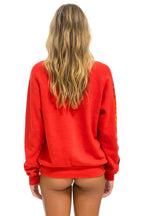 Retro AVIATOR NATION VENICE SWEATSHIRT - RED