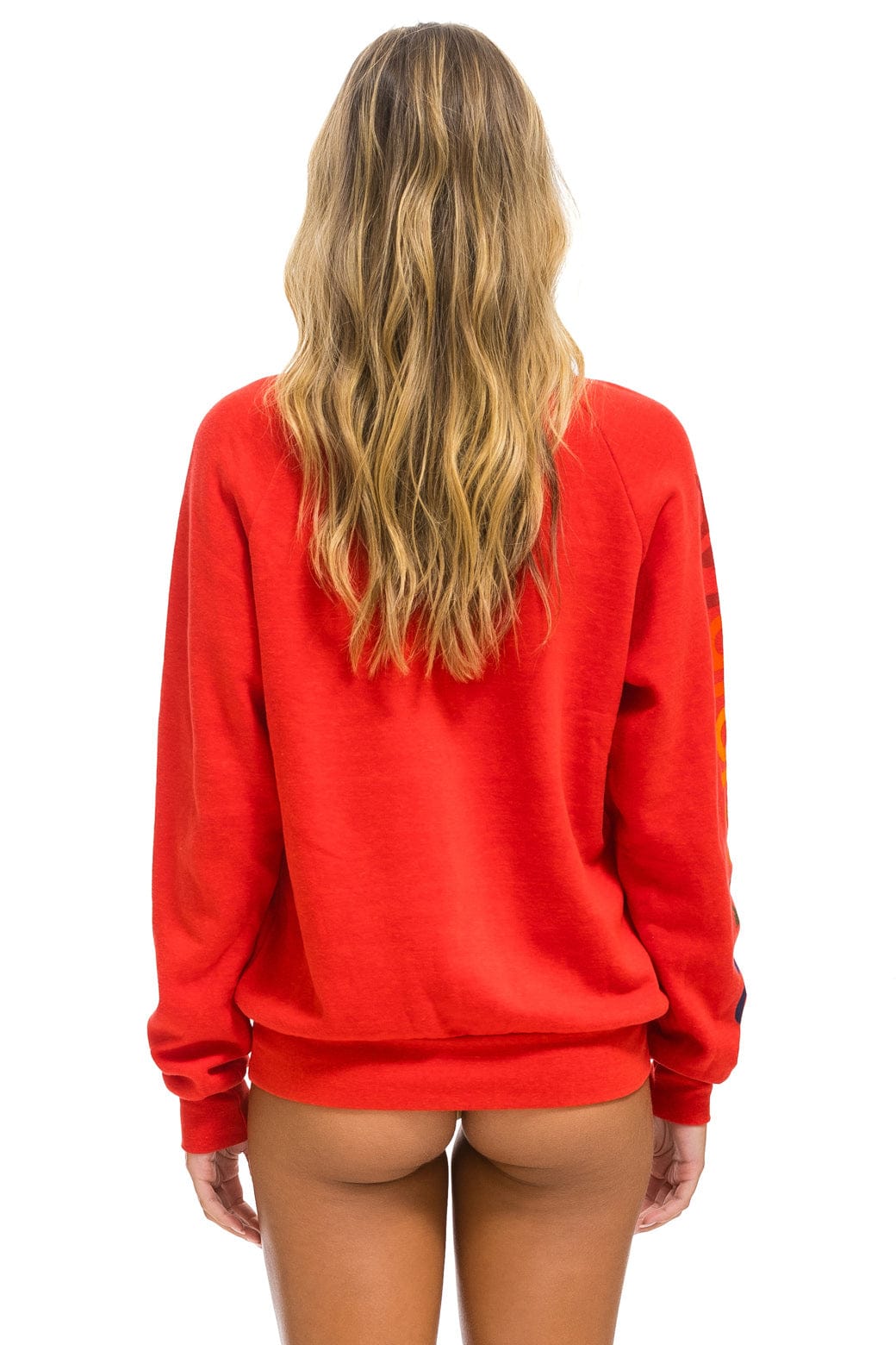 Retro AVIATOR NATION VENICE SWEATSHIRT - RED