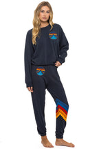 Retro ALL SEASONS CIRCLE RELAXED CREW SWEATSHIRT - CHARCOAL