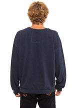 Retro ALL SEASONS CIRCLE RELAXED CREW SWEATSHIRT - CHARCOAL