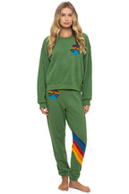Retro ALL SEASONS CIRCLE RELAXED CREW SWEATSHIRT - PALM