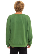 Retro ALL SEASONS CIRCLE RELAXED CREW SWEATSHIRT - PALM