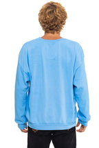 Retro ALL SEASONS CIRCLE RELAXED CREW SWEATSHIRT - SKY
