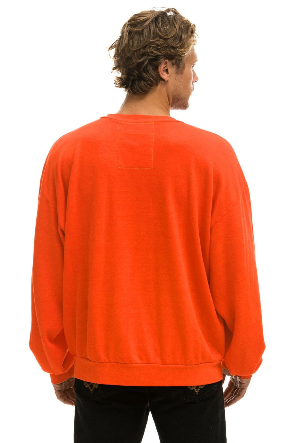 Retro HOUSTON ASTROS 2026 RELAXED CREW SWEATSHIRT - ORANGE