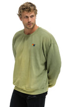 Retro ESSENTIAL RELAXED CREW SWEATSHIRT - FADED ARMY