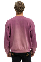 Retro ESSENTIAL RELAXED CREW SWEATSHIRT - FADED BERRY