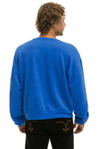 Retro NY METS 2026 RELAXED CREW SWEATSHIRT - OCEAN