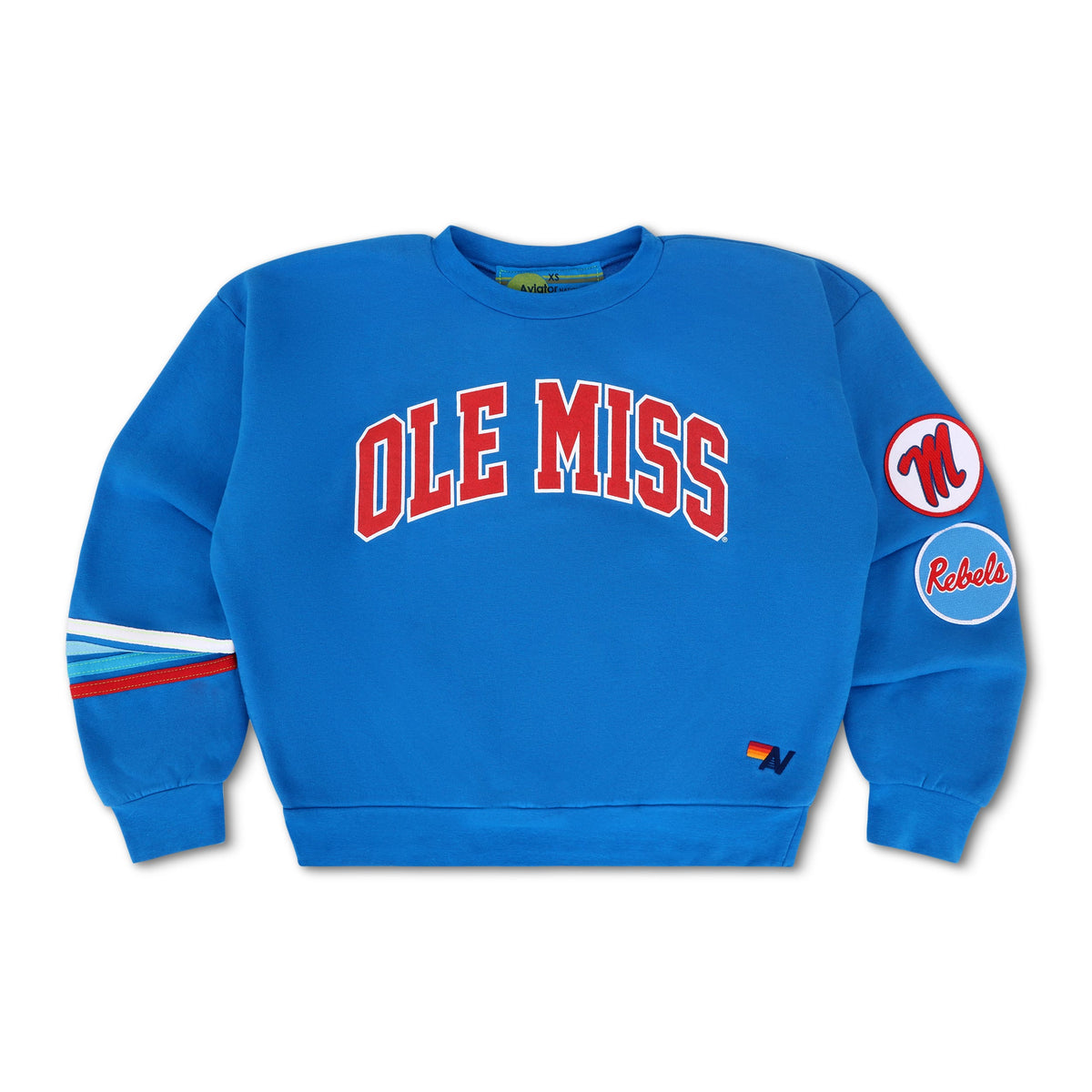 Retro OLE MISS 2026 RELAXED CREW SWEATSHIRT - ADVENTURE BLUE